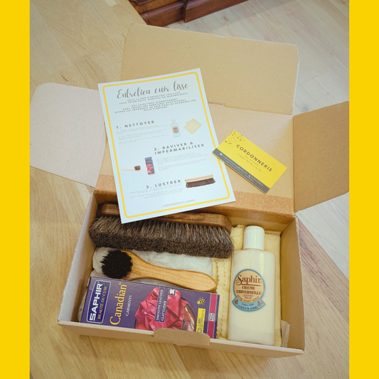 La grande Box d'entretien cuir